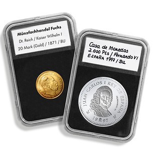 Cápsulas para monedas QUICKSLAB, diámetro 26 mm