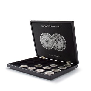 Volterra Uno - Estuche para 20 monedas de plata «Canguro Australiano» en cápsulas