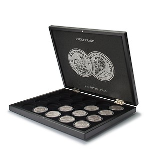 Volterra Uno - Estuche para 20 monedas de plata «South Africa Krugerrand» en cápsulas