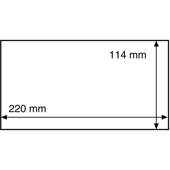 Fundas protectoras HP para cartas y tarjetas postales, 220x114 mm, transparentes