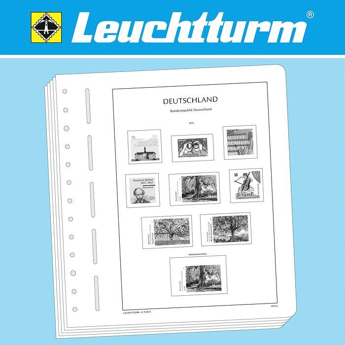 LEUCHTTURM hojas preimpresas Alemania Generalgouvernement 1939-1944