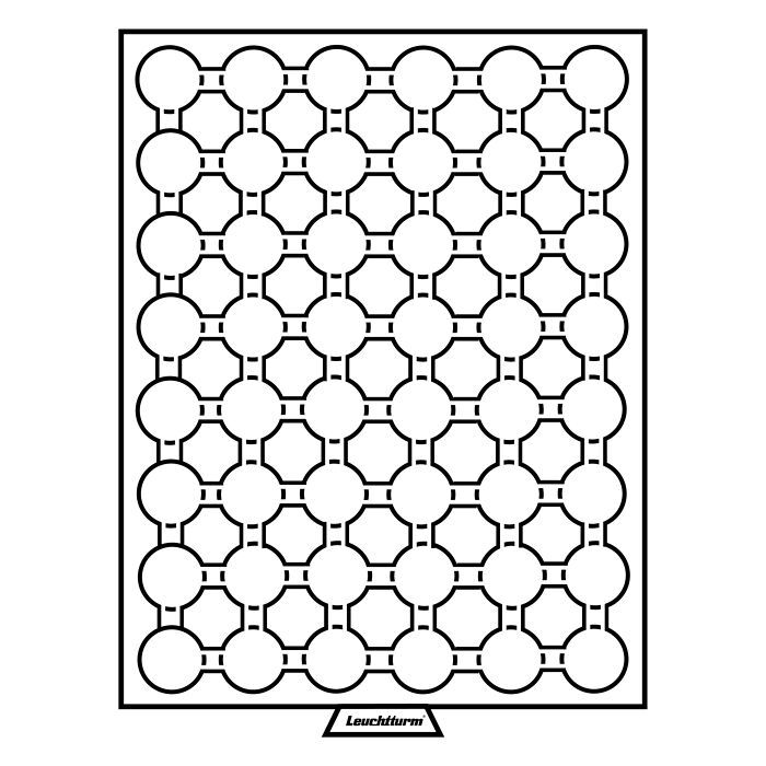 Bandeja para monedas MB 48 divisiones para GRIPS 21,5, color humo