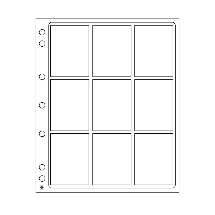 Hojas para monedas Encap, transparentes para Slabs