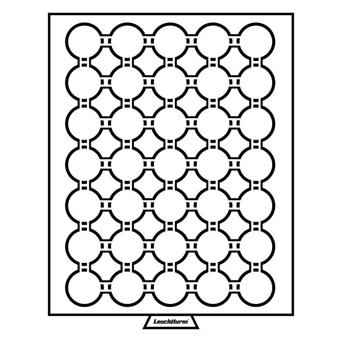 Bandeja para monedas MB 35 divisiones para GRIPS 29, color humo