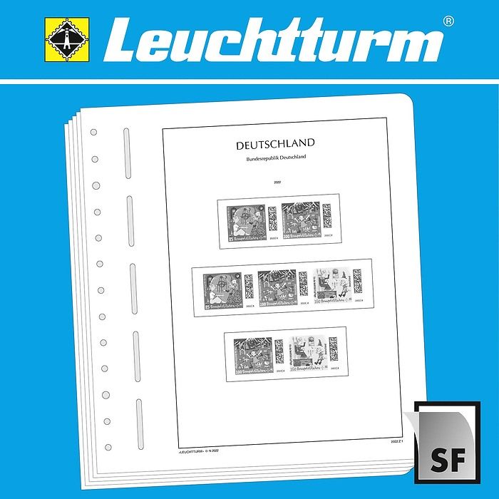 LEUCHTTURM SF-hojas preimpresas República Federal de Alemania combinaciones 2011-2023