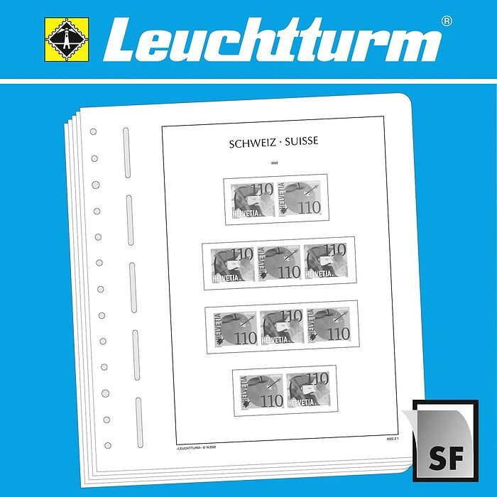 LEUCHTTURM Suplemento-SF Suiza combinaciones 2019