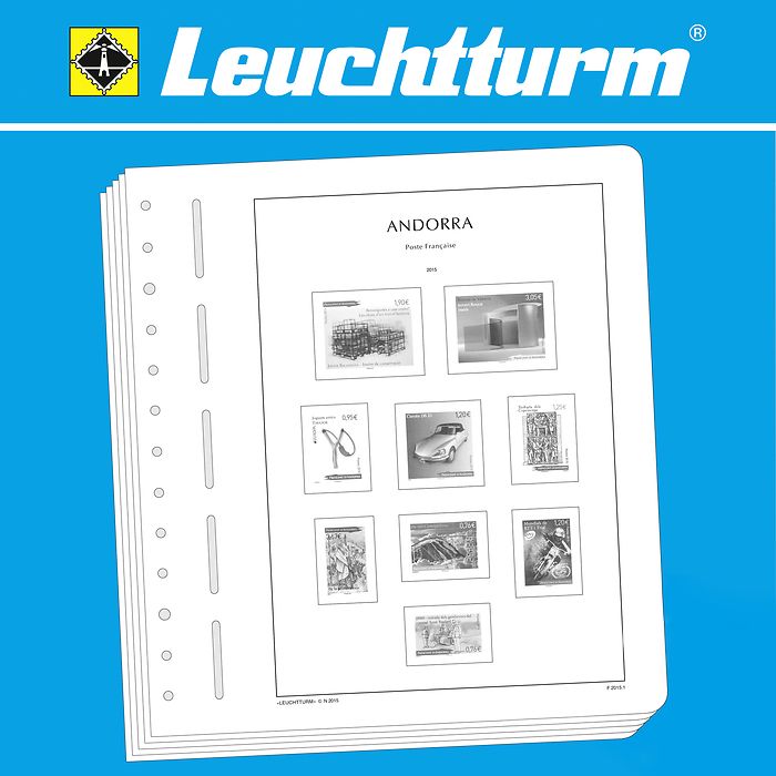 LEUCHTTURM Suplemento-SF Andorra francés 2019