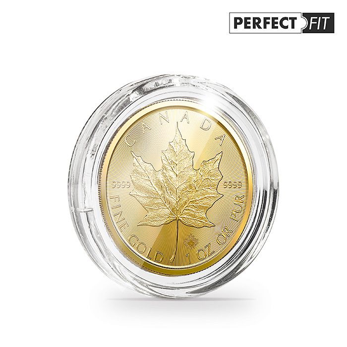 Cápsulas ULTRA Perfect Fit para 1 oz. Maple Leaf or (30,00 mm), paquete de 10