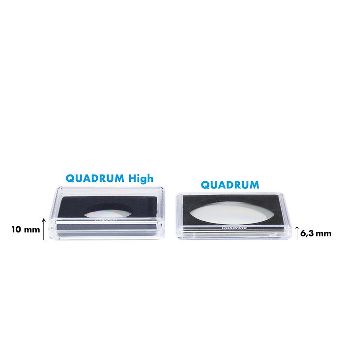 Cápsulas de monedas QUADRUM High diámetro interior 13 mm p.  50