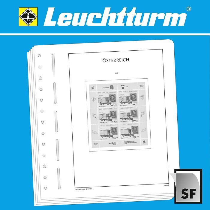 LEUCHTTURM Suplemento-SF Austria - minihoja 2021