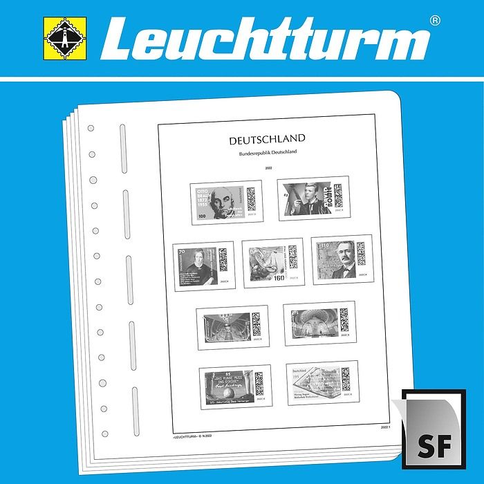 LEUCHTTURM hojas preimpresas República Federal de Alemania 2020-2023