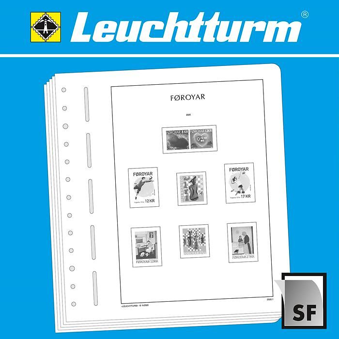 LEUCHTTURM SF-hojas preimpresas Islas Feroe 2020-2023