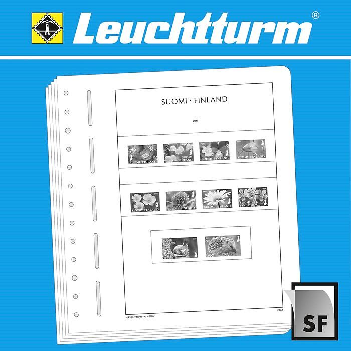 Leuchtturm SF-hojas preimpresas Finlandia 2020-2023