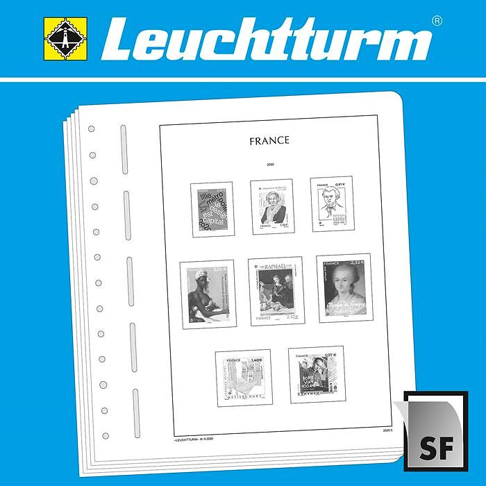 LEUCHTTURM SF-hojas preimpresas Francia 2020-2023