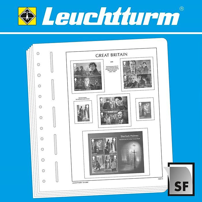 LEUCHTTURM SF-hojas preimpresas Gran Bretaña 2020-2023