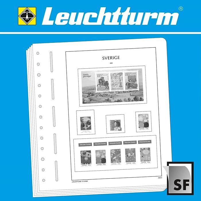 LEUCHTTURM SF-hojas preimpresas Suecia 2020-2023