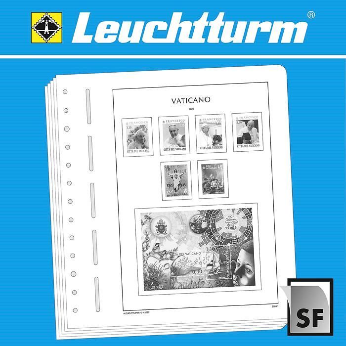 LEUCHTTURM SF-hojas preimpresas Vaticano 2020-2023