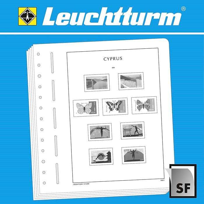 LEUCHTTURM SF-hojas preimpresas Chipre 2020-2023