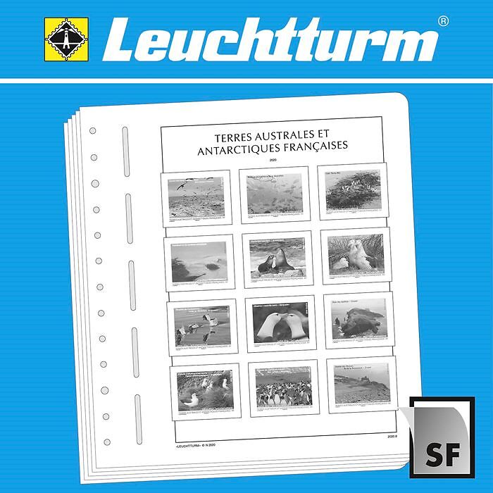 LEUCHTTURM SF-hojas preimpresas Antártida Francesa (T.A.A.F.) 2020-2023