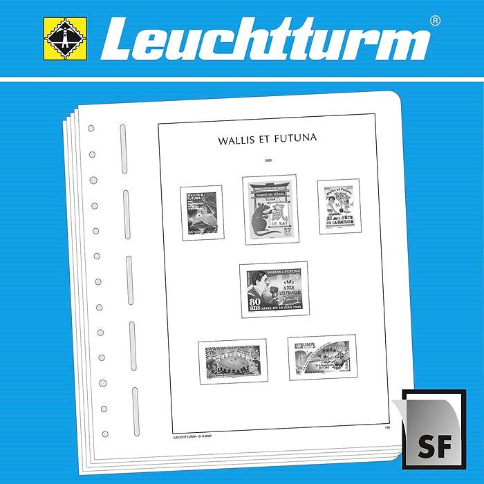 LEUCHTTURM SF-hojas preimpresas Wallis y Futuna 2020-2023