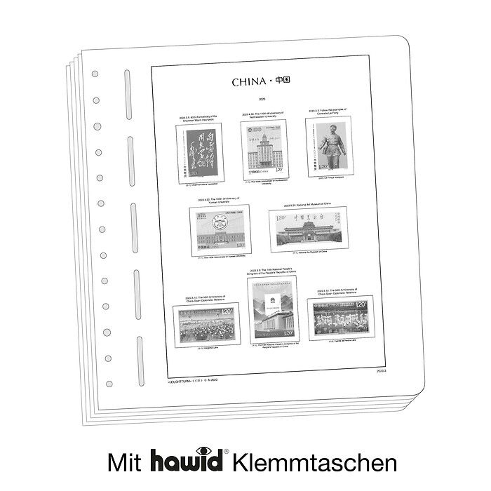 LEUCHTTURM SF-hojas preimpresas China 2020-2023