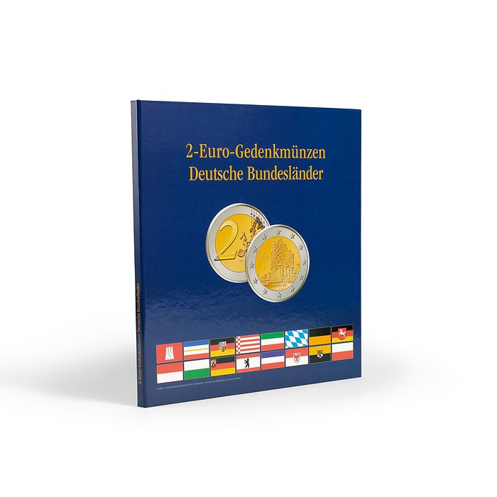 Álbum para monedas Presso, Euro-Collection para monedas de 2 Euros 'Deutsche Bundesländer'