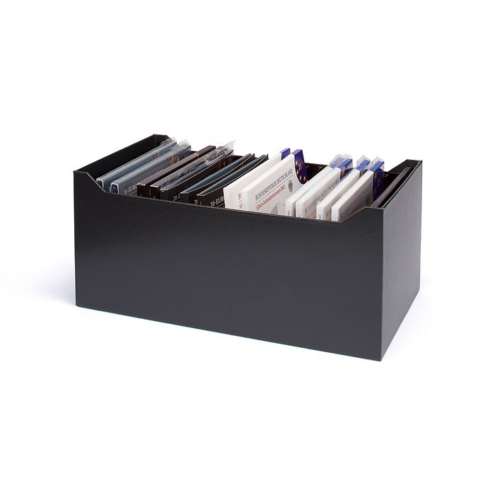 Caja archivadora Logik para monedas conmemorativas de 152mm  de ancho y hasta 130mm de alt