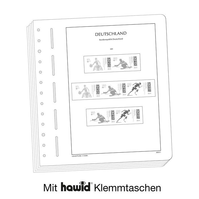 Leuchtturm Suplemento-SF República Federal de Alemania combinaciones 2023