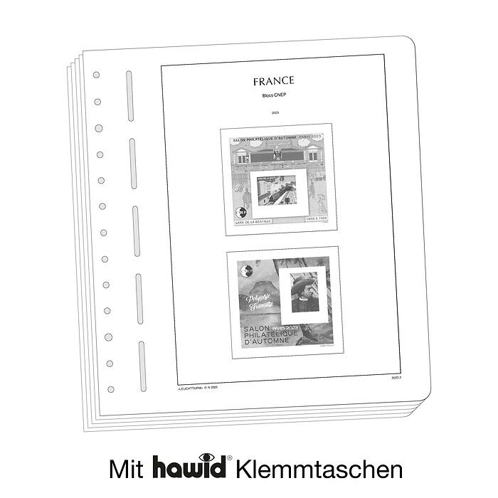Leuchtturm Suplemento-SF Francia Blocks CNEP 2023