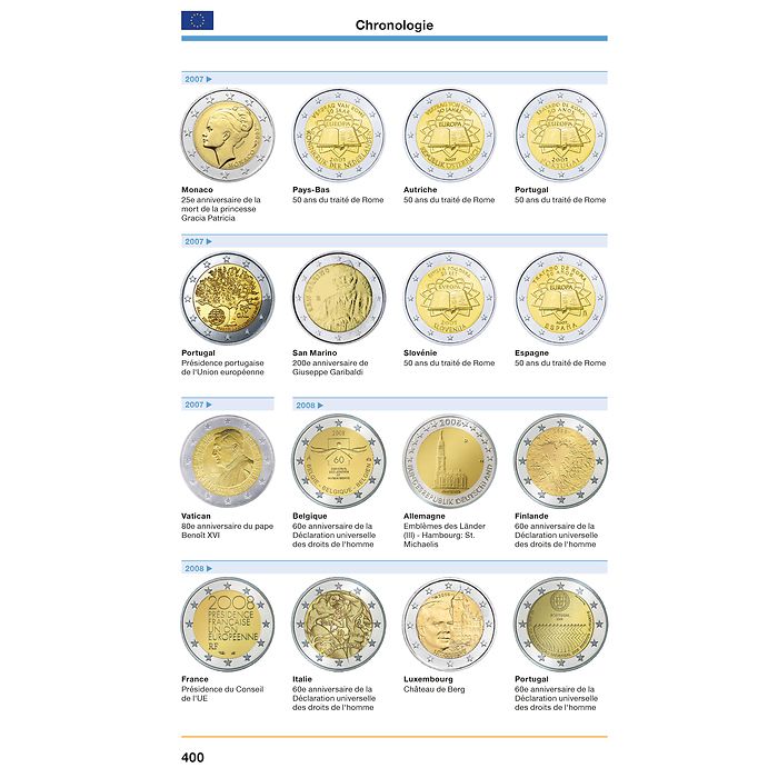 2-euros del catálogo 2025 Francés