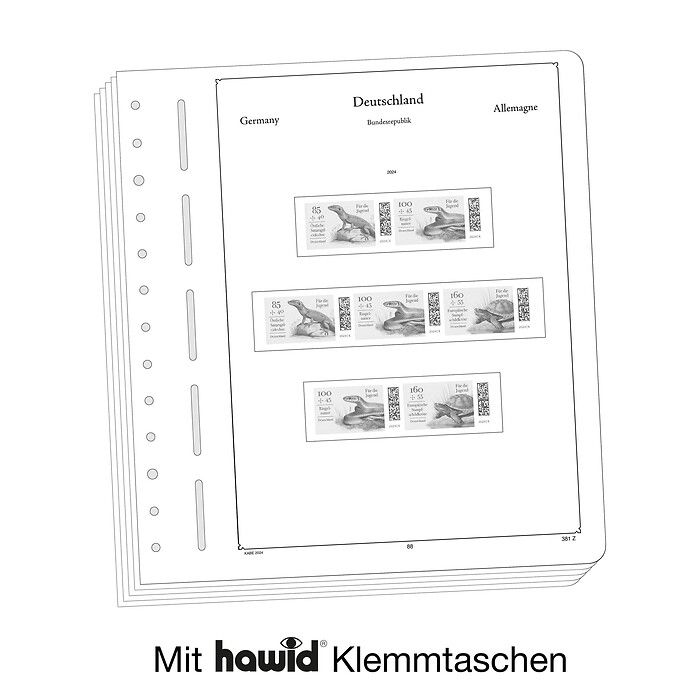 Leuchtturm Suplemento-SF República Federal de Alemania combinaciones 2024