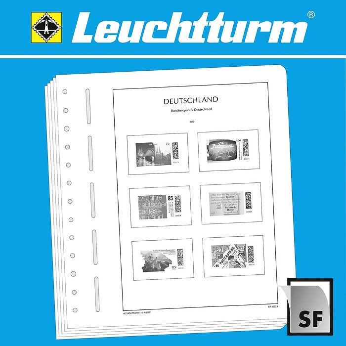 LEUCHTTURM Suplemento-SF República Federal de Alemania sellos de esquina 2024