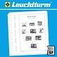 Leuchtturm SF-hojas preimpresas Francia carnets 'Cruz Roja'  1952-1983